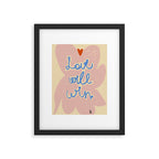 LOVE WILL WIN Framed Art Print Gallery Image 5