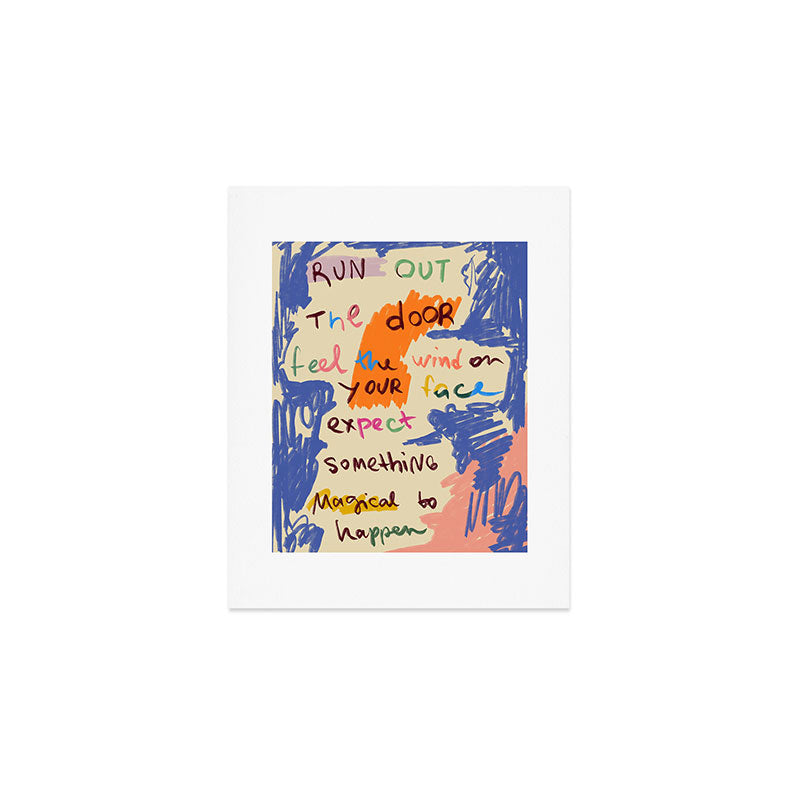 MAGICAL DAY MESSAGE Art Print Gallery Image 1
