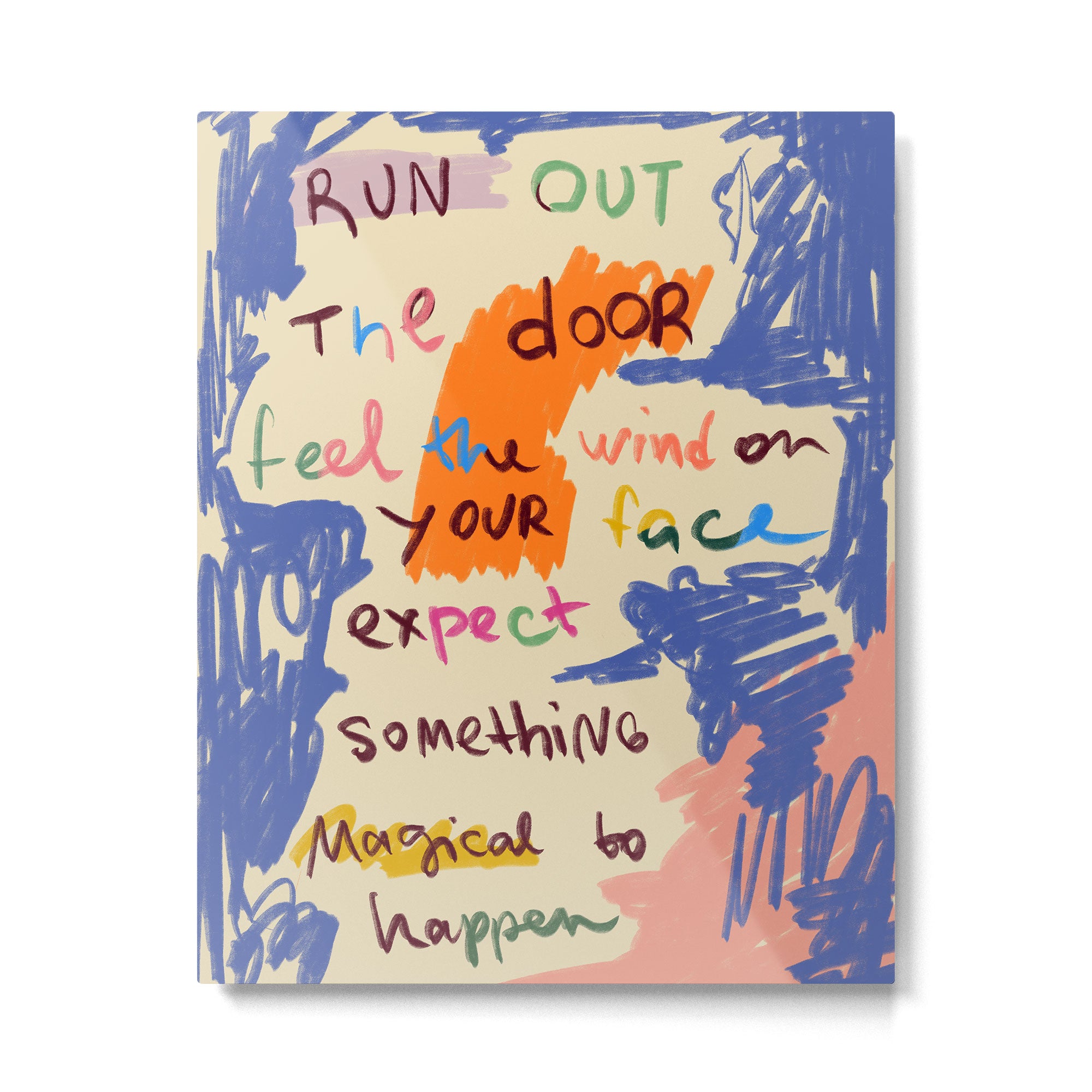 MAGICAL DAY MESSAGE Metal Print Gallery Image 4