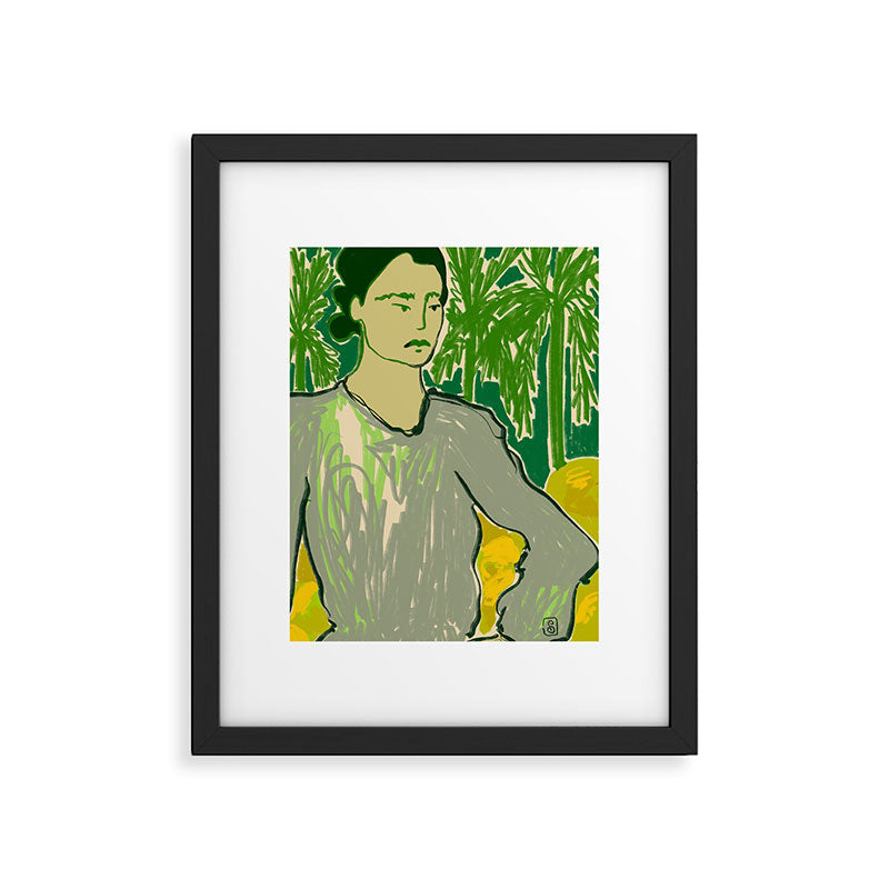 MANGO SELLER Framed Art Print Gallery Image 4