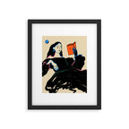 MIDNIGHT READING Framed Art Print Gallery Image 5