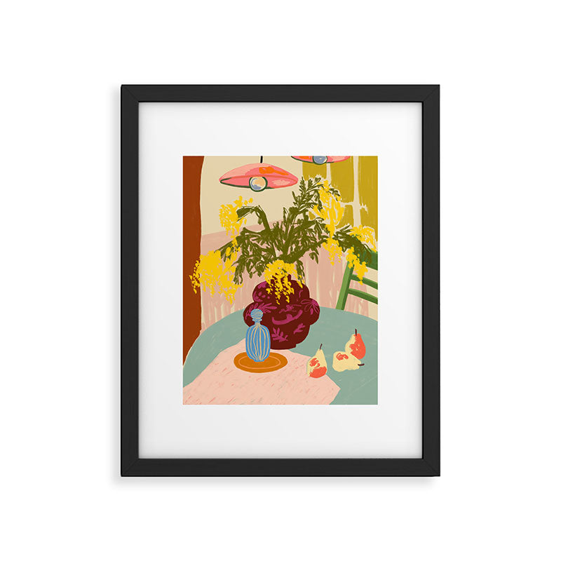 MIMOSAS STILL LIFE Framed Art Print Gallery Image 4