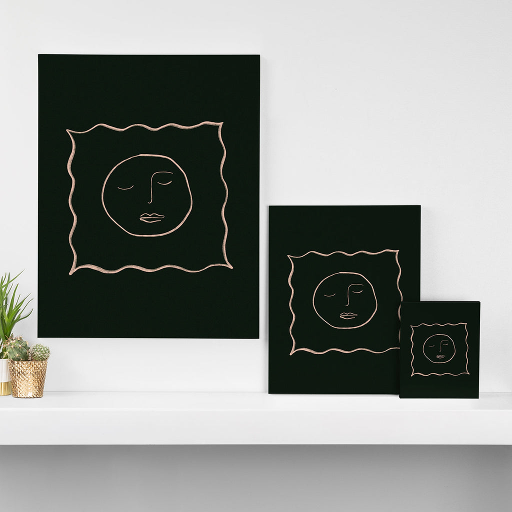 MOON Canvas Print Gallery Image 3