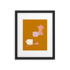 MORNING COFFEE Framed Art Print Gallery Image 4