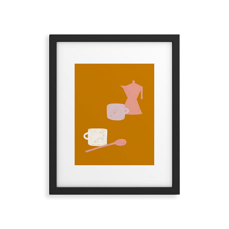 MORNING COFFEE Framed Art Print Gallery Image 4
