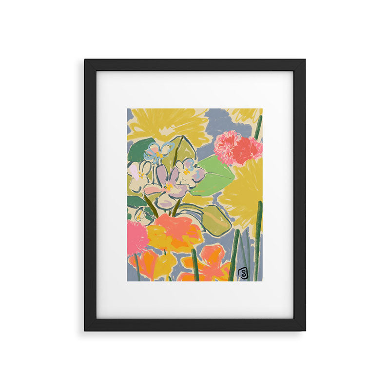 MORNING GARDEN Framed Art Print Gallery Image 5