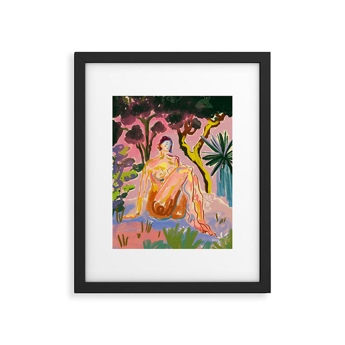 MYSTICAL FOREST COLOR Framed Art Print Gallery Image 1