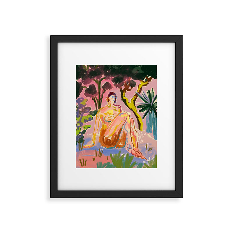 MYSTICAL FOREST COLOR Framed Art Print Gallery Image 5