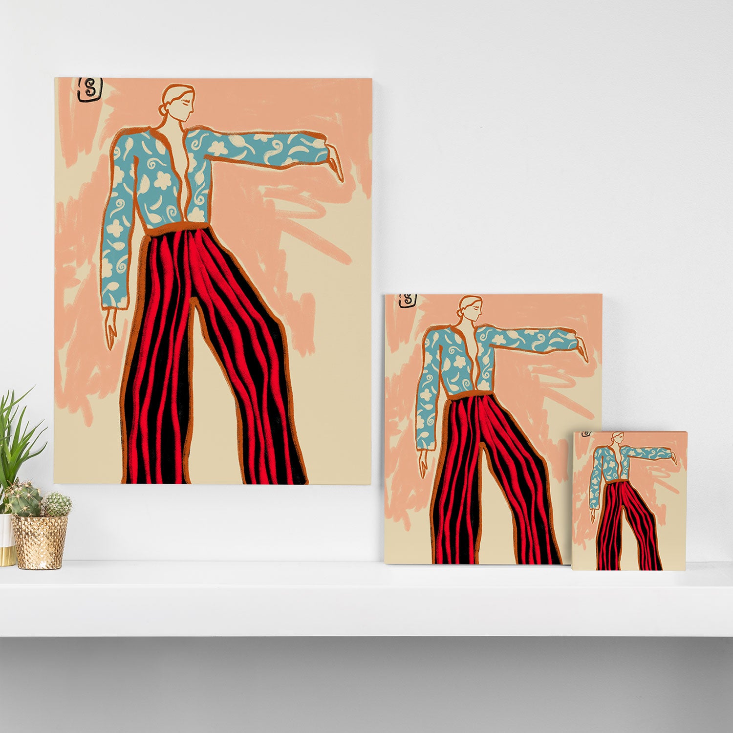NEW YEAR DANCE Canvas Print Gallery Image 3