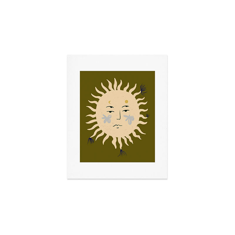 Olive Sun Art Print