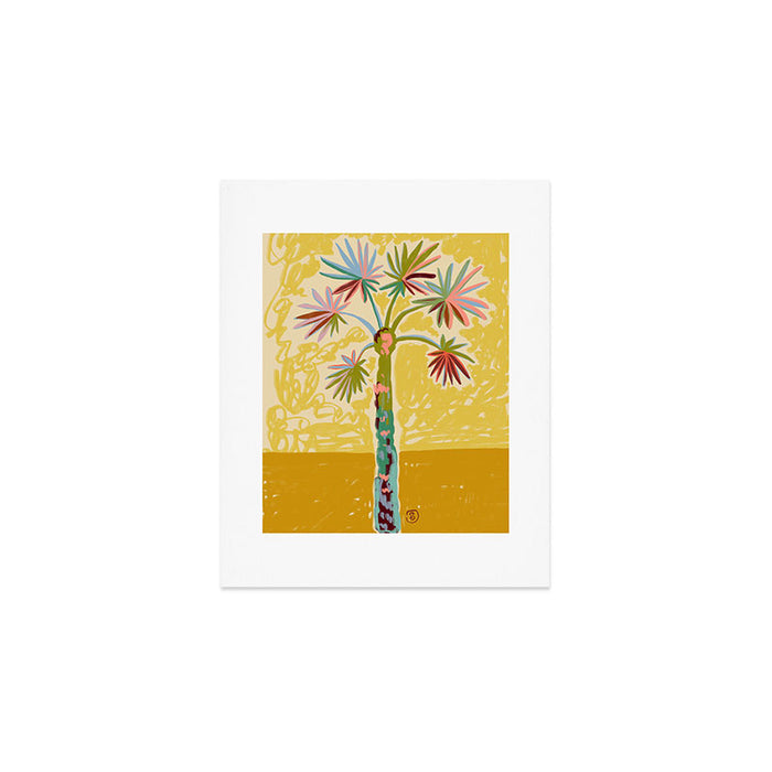 PALM TREE IN THE SUN Art Print Gallery Image 1