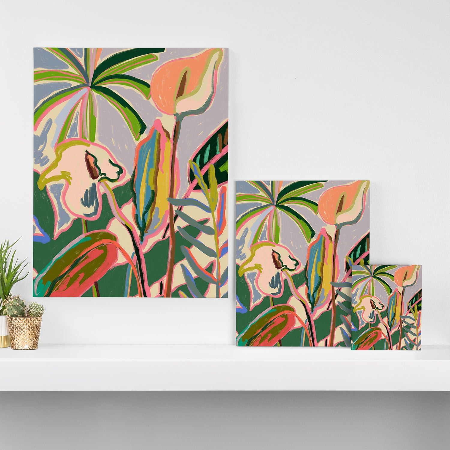 PEACE LILY Canvas Print Gallery Image 3