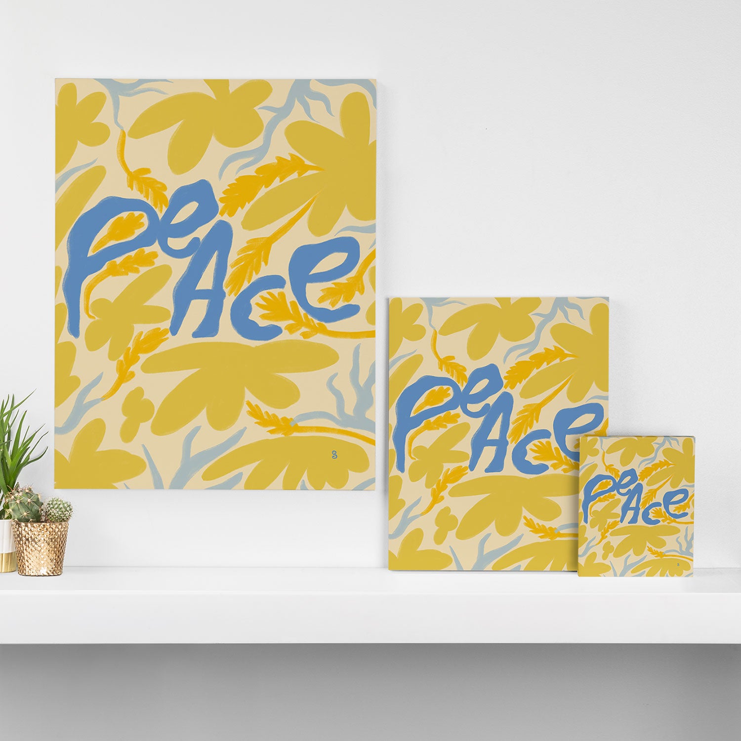 PEACE Canvas Print Gallery Image 3