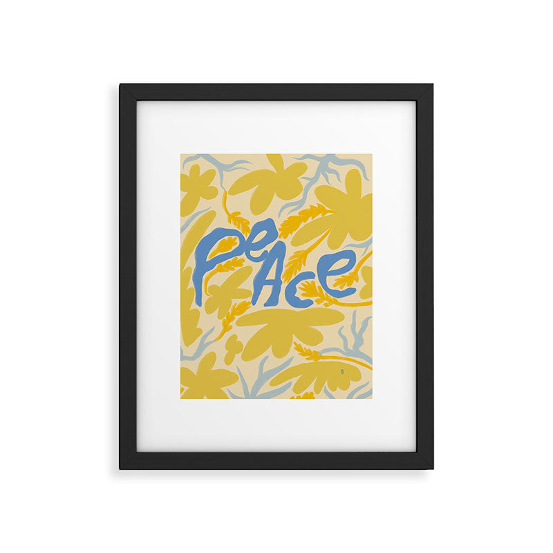 PEACE Framed Art Print Gallery Image 4