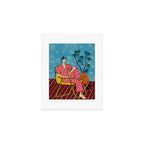 PLANT LADY AT HOME Art Print Gallery Image 1