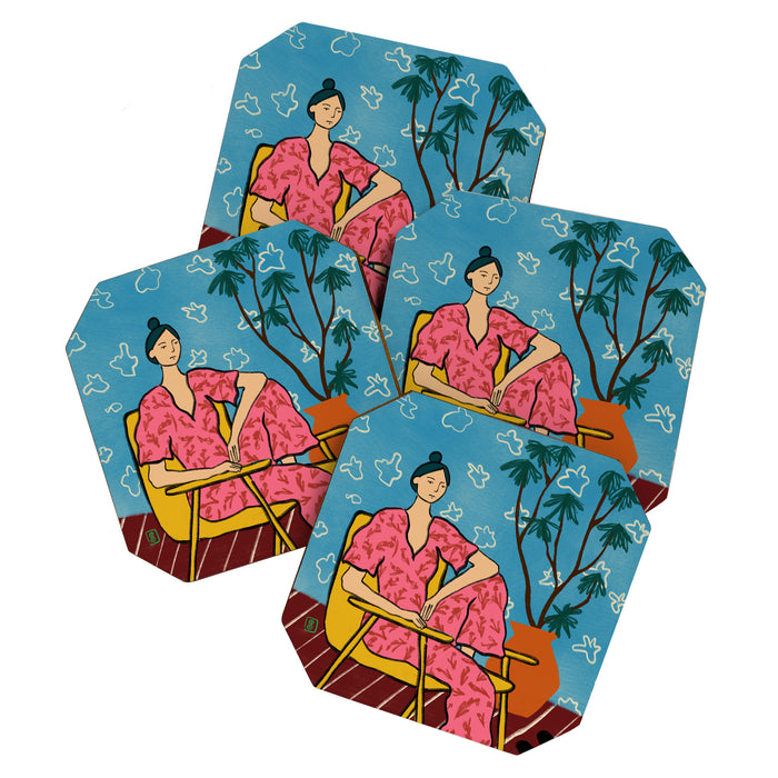 PLANT LADY AT HOME Coaster Gallery Image 1