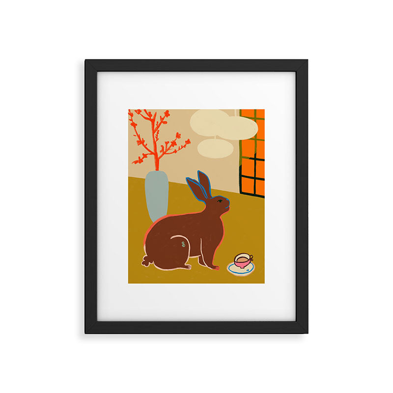 RABBIT Framed Art Print Gallery Image 5