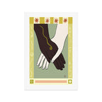 RITUAL OF HOLDING HANDS neutral Art Print Gallery Image 1