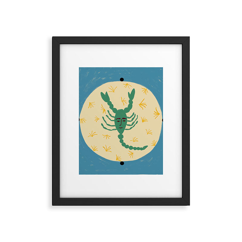 SCORPIO Framed Art Print Gallery Image 6