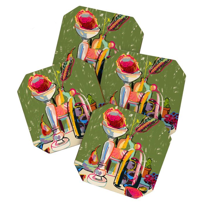 STILL LIFE WITH DRAGON FRUIT Coaster Gallery Image 1