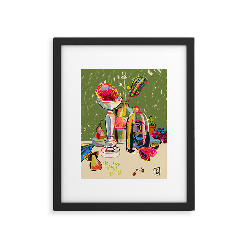 STILL LIFE WITH DRAGON FRUIT Framed Art Print Gallery Image 5