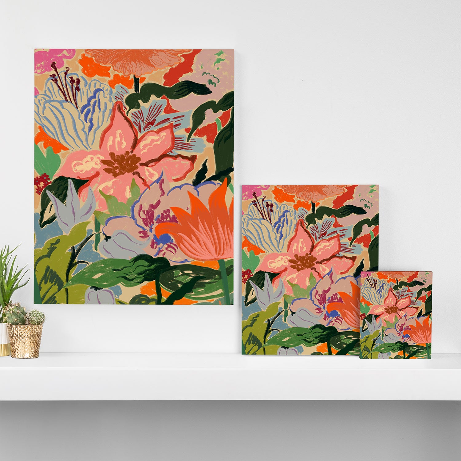 SUMMER BOUQUET Canvas Print Gallery Image 3