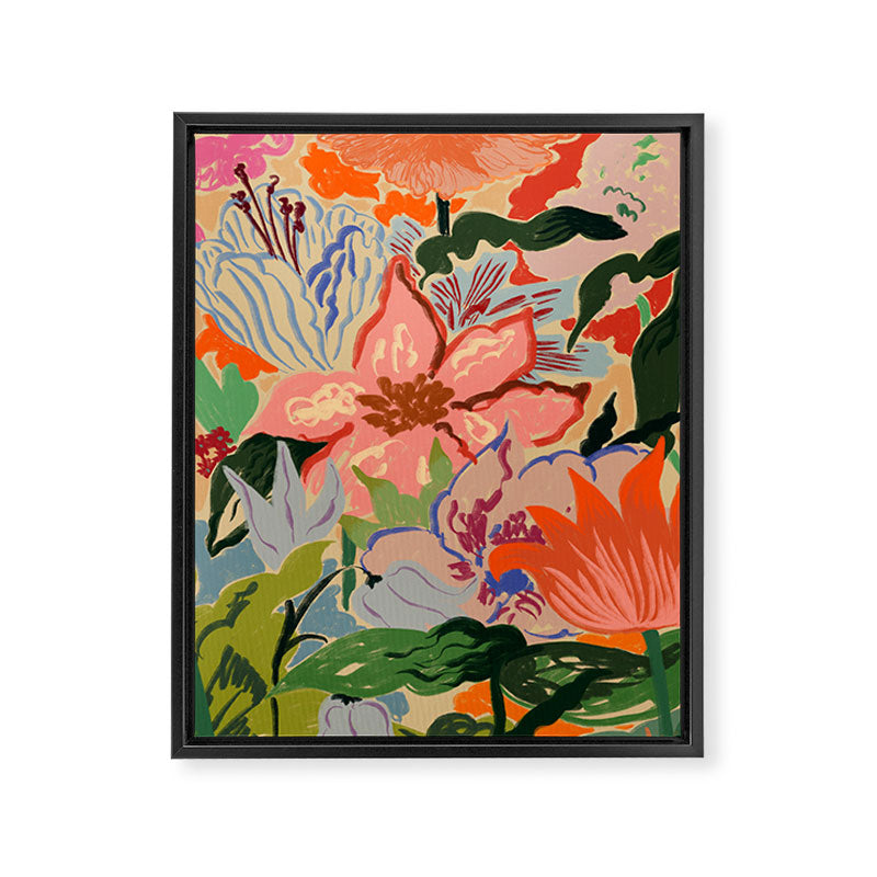 SUMMER BOUQUET Framed Canvas Print Gallery Image 3