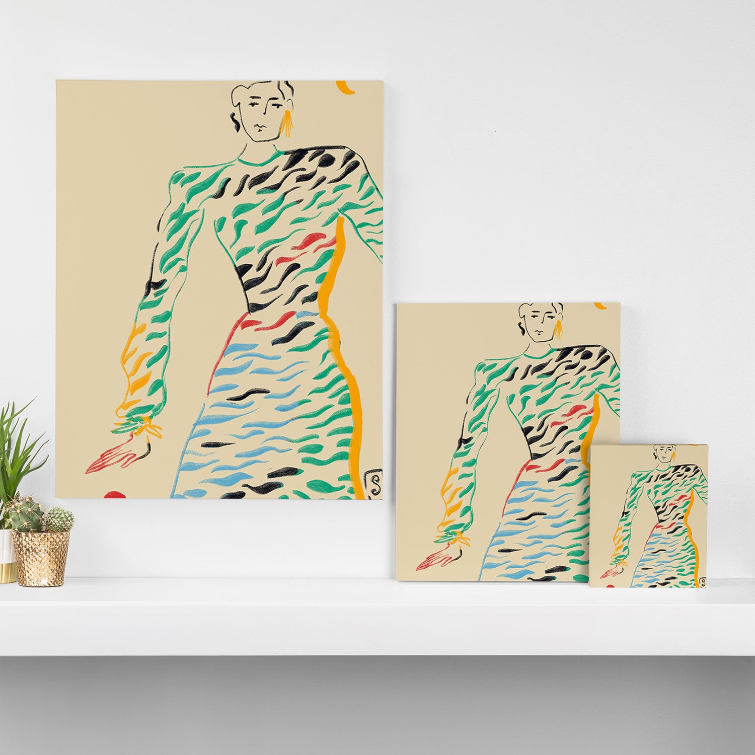 SUN AND MOON Canvas Print Gallery Image 3