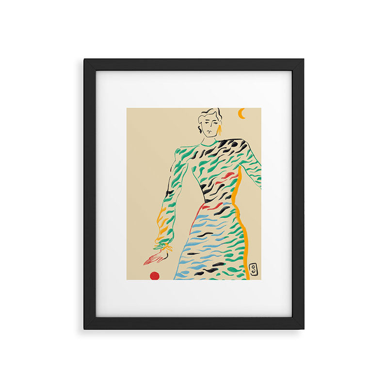 SUN AND MOON Framed Art Print Gallery Image 4