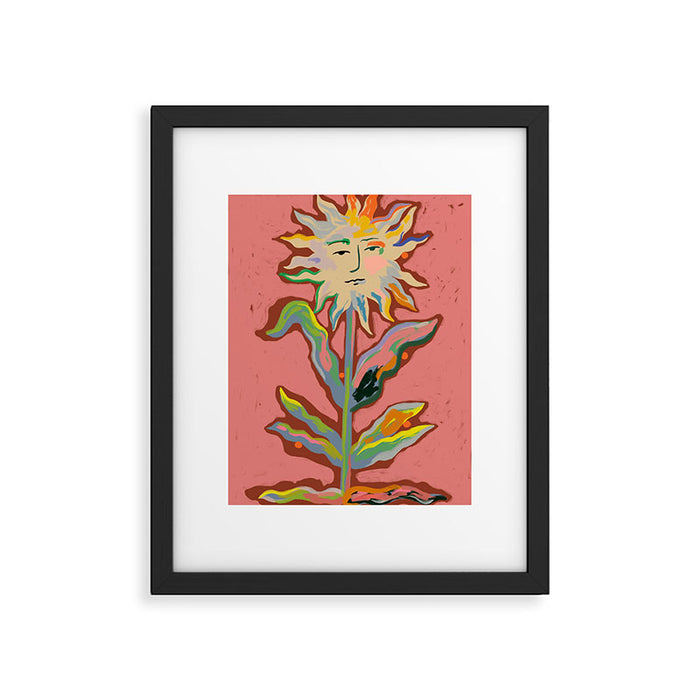 SUN FLOWER Framed Art Print Gallery Image 1