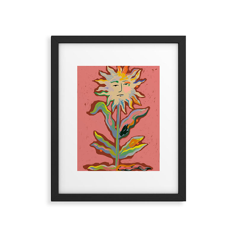 SUN FLOWER Framed Art Print Gallery Image 4