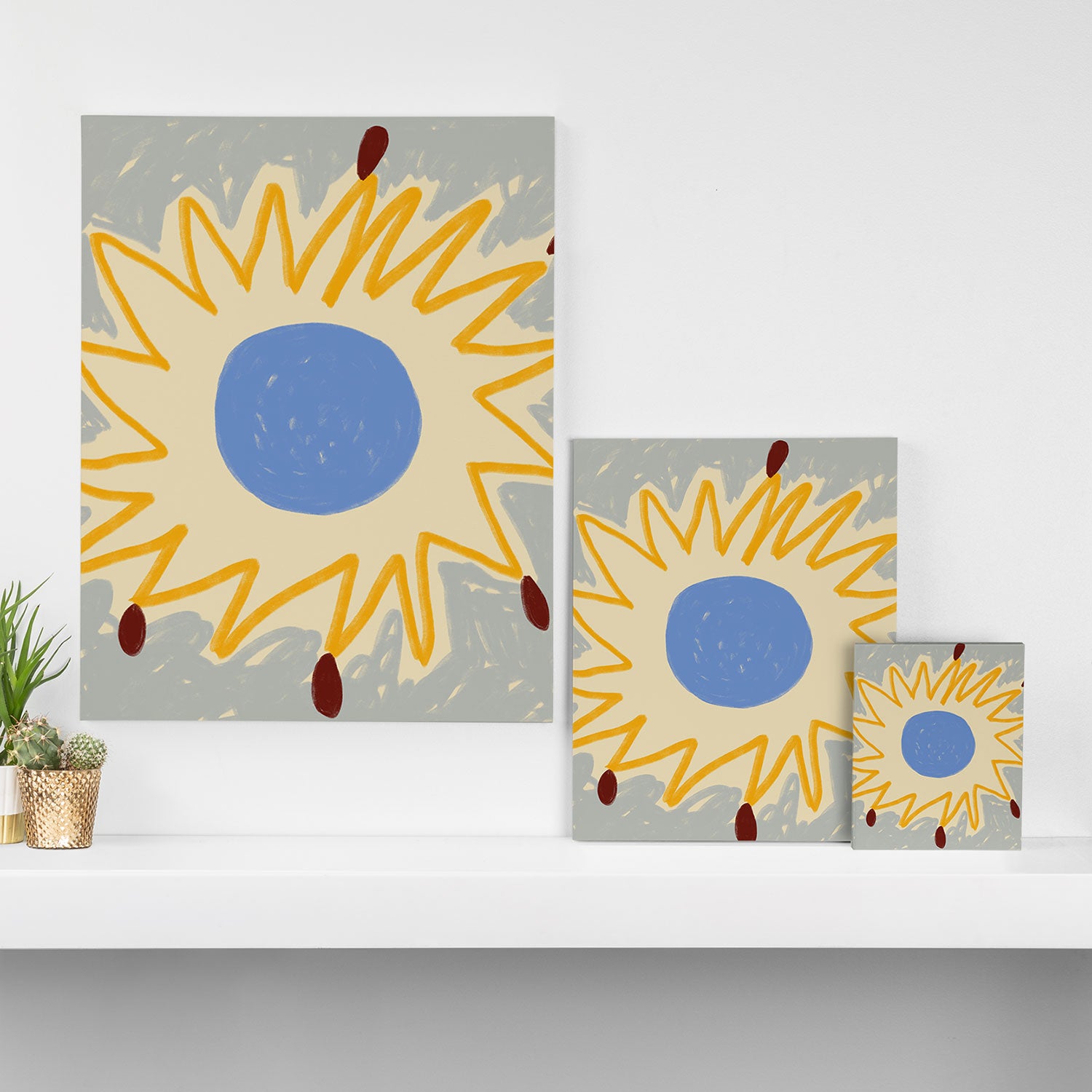 SUN Canvas Print Gallery Image 3
