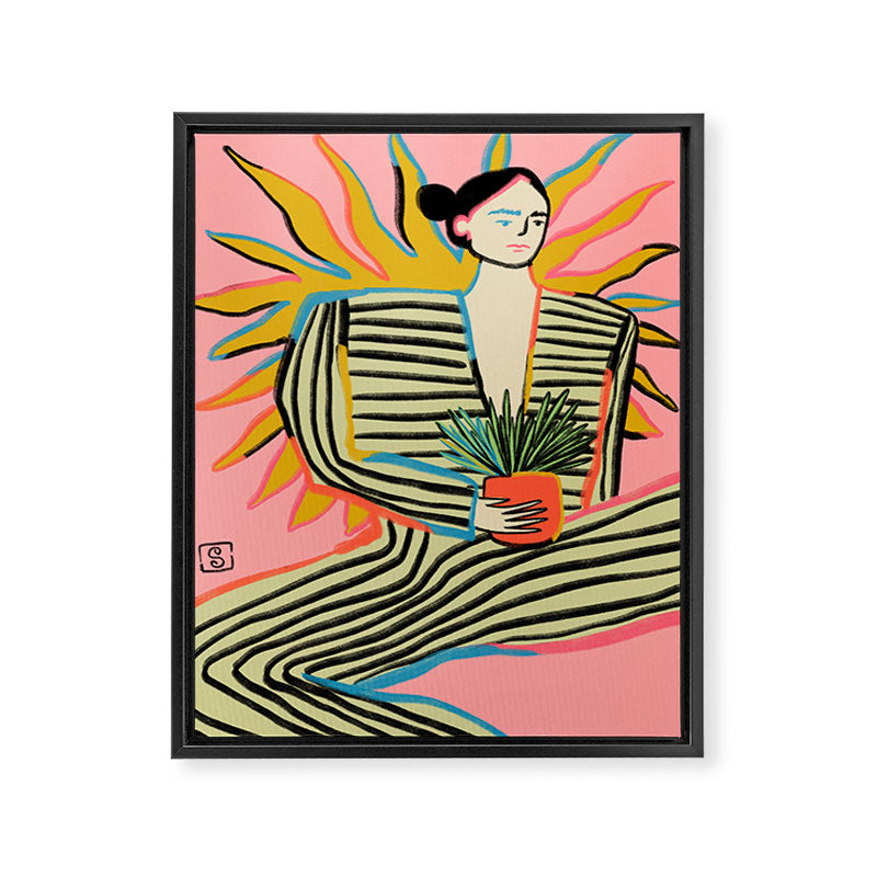 SUN POWER Framed Canvas Print Gallery Image 3