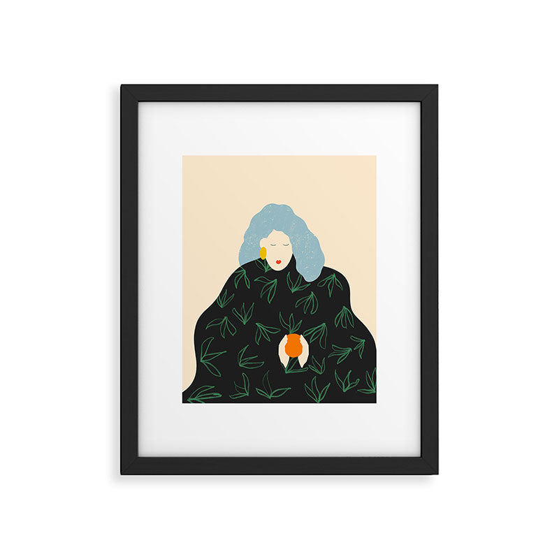 tangerine Framed Art Print Gallery Image 5