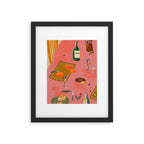 TANGERINES AND CHAMPAGNE Framed Art Print Gallery Image 4