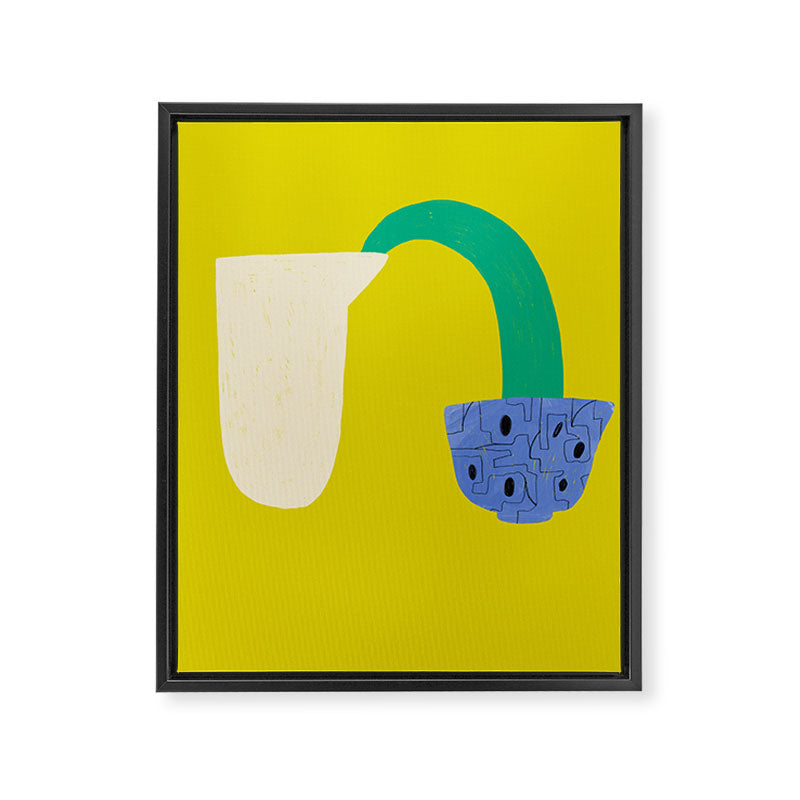 TEA STILL LIFE Framed Canvas Print Gallery Image 3