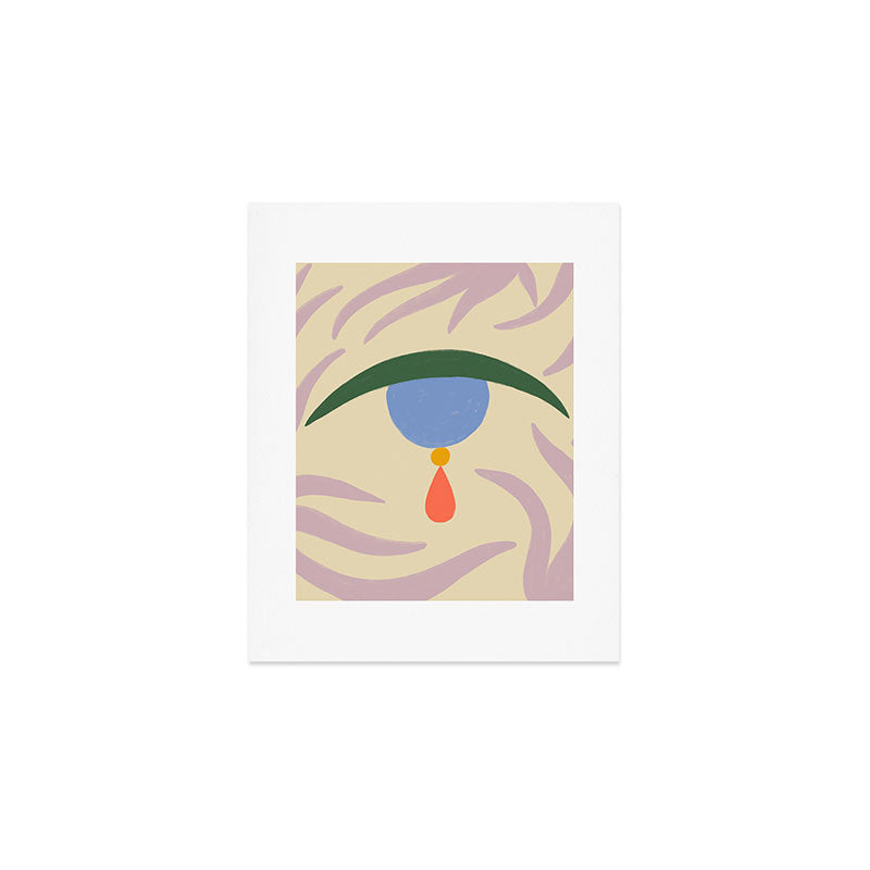 TEAR DROP Art Print Gallery Image 1