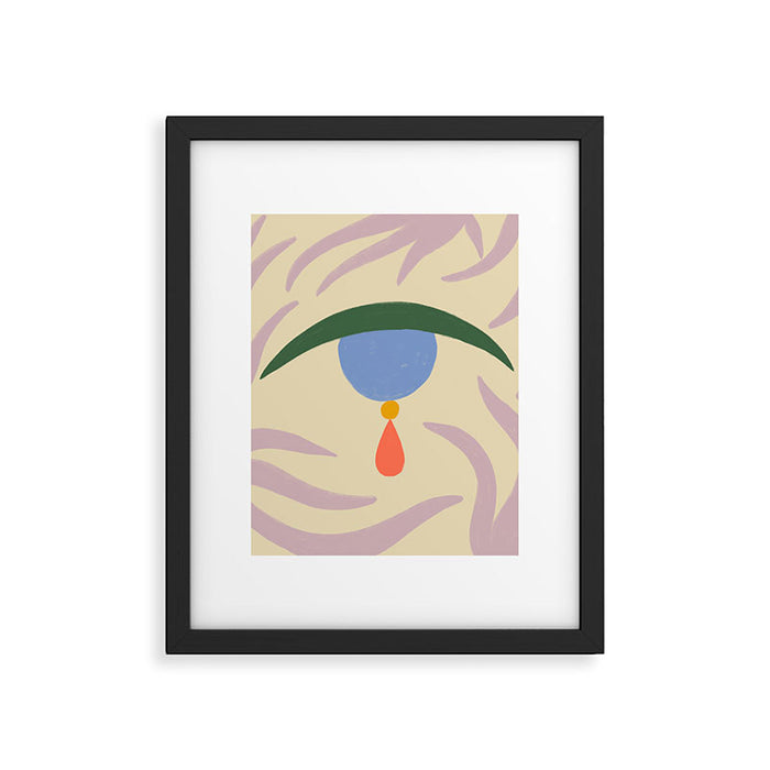 TEAR DROP Framed Art Print Gallery Image 1
