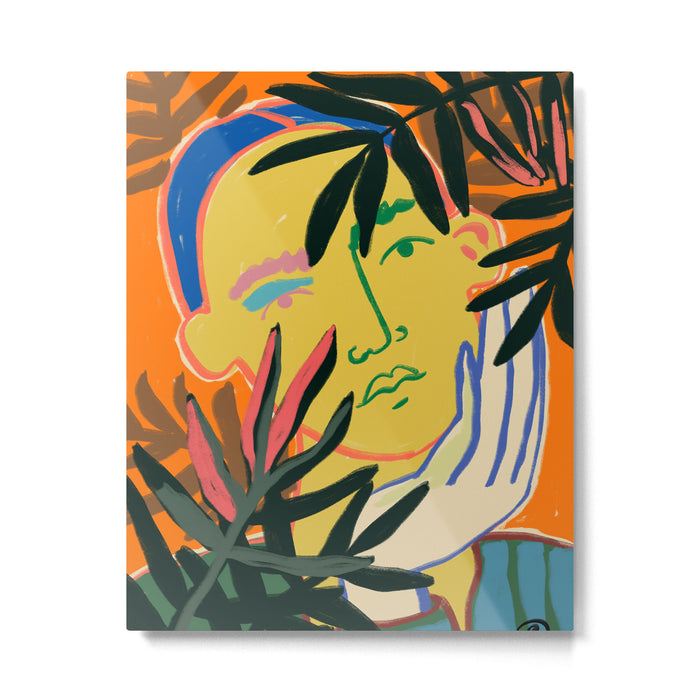 THINKING OF FALL Metal Print Gallery Image 1