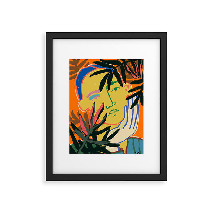 THINKING OF FALL Framed Art Print Gallery Image 1