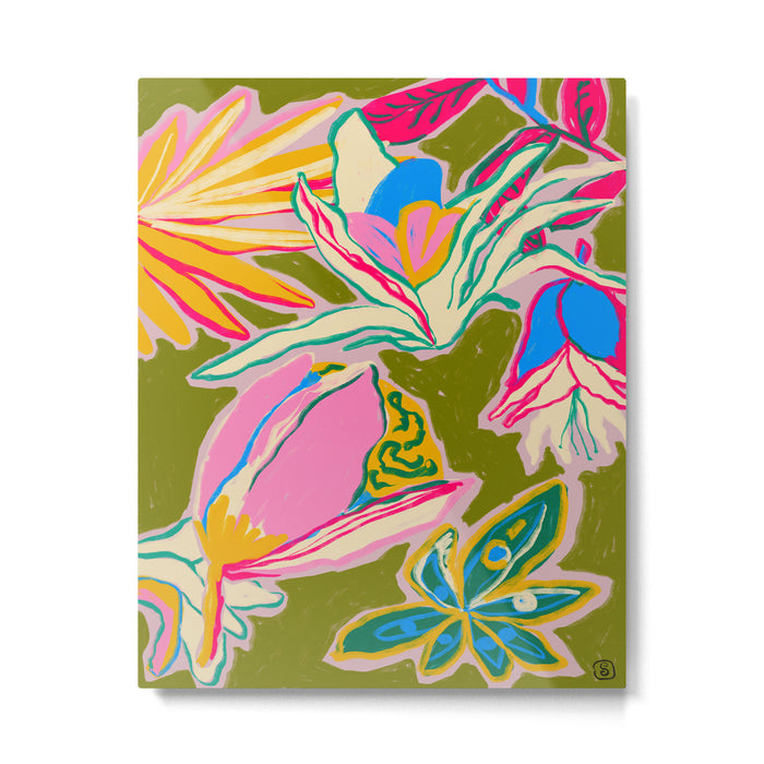 TROPICAL GARDEN Metal Print Gallery Image 1