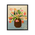TULIPS Framed Canvas Print Gallery Image 3
