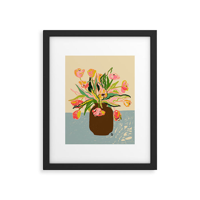 TULIPS Framed Art Print Gallery Image 1