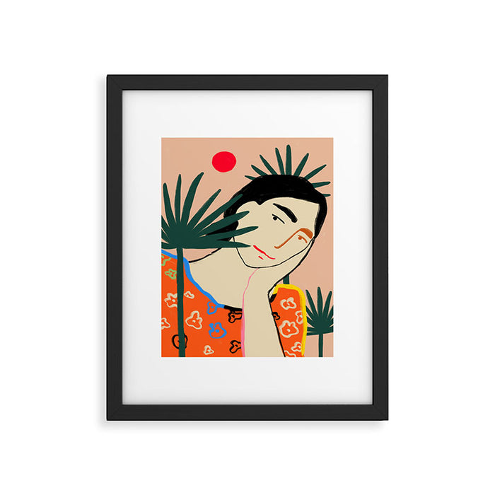 VACATION MOOD Framed Art Print Gallery Image 1