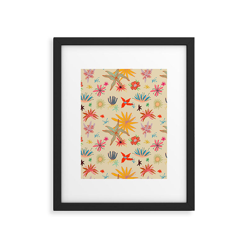 WEIRD FLOWERS Framed Art Print Gallery Image 6