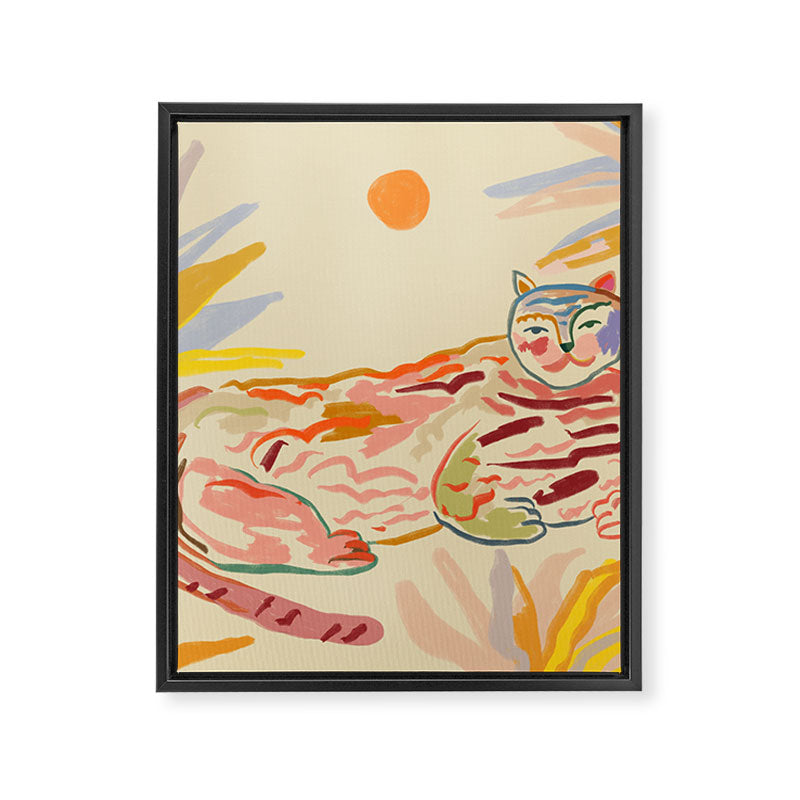WILD AND CALM Framed Canvas Print Gallery Image 3