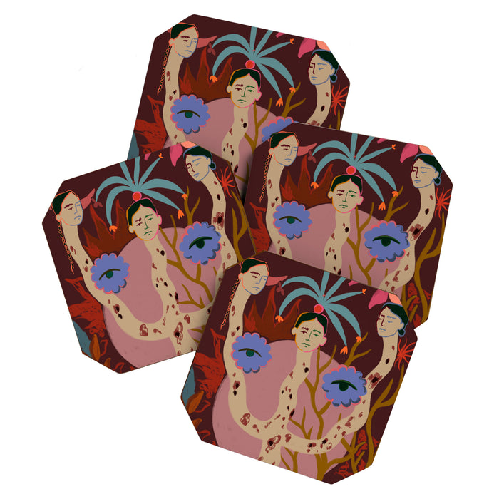 WISDOM, PEACE AND IMAGINATION Coaster Gallery Image 1