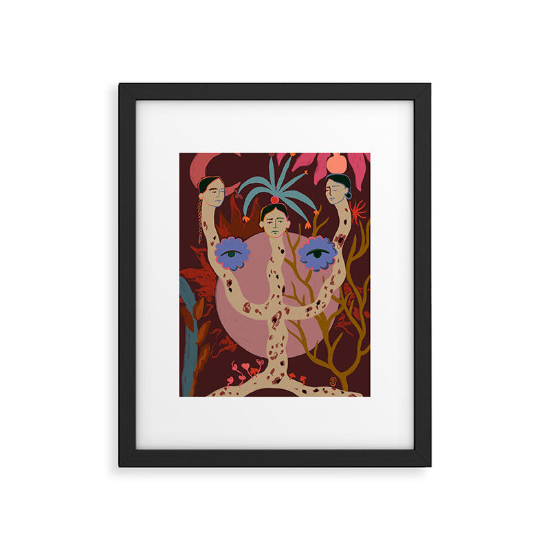 WISDOM, PEACE AND IMAGINATION Framed Art Print Gallery Image 4