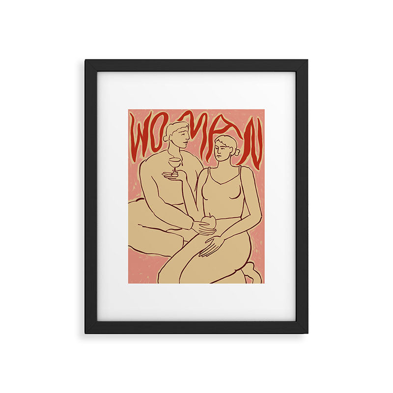 WOMAN NATURE Framed Art Print Gallery Image 5