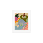 WOMAN WITH VESSEL Art Print Gallery Image 1